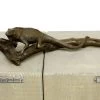Iguana On A Branch - Modern Animal Sculpture - Signed Milo