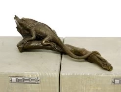 Iguana On A Branch - Modern Animal Sculpture - Signed Milo 9 Iguana On A Branch - Modern Animal Sculpture - Signed Milo -Salvador Dali Shop 456 459300b00bb4e2