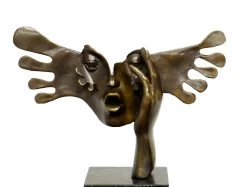 Modern Art Mask - The Fright - Homage To Salvador Dali, Signed