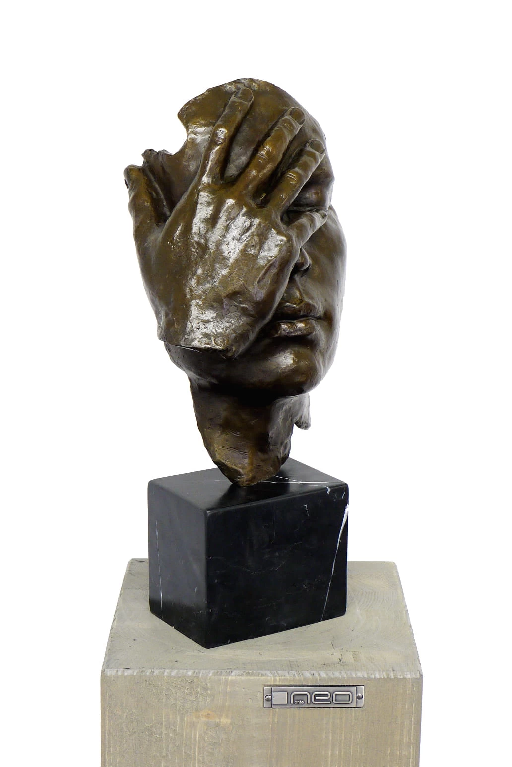 Salvador Dali Resignation - Abstract Sculpture - Homage To S. Dali, Signed 2 Salvador Dali Resignation - Abstract Sculpture - Homage To S. Dali, Signed - Image 2