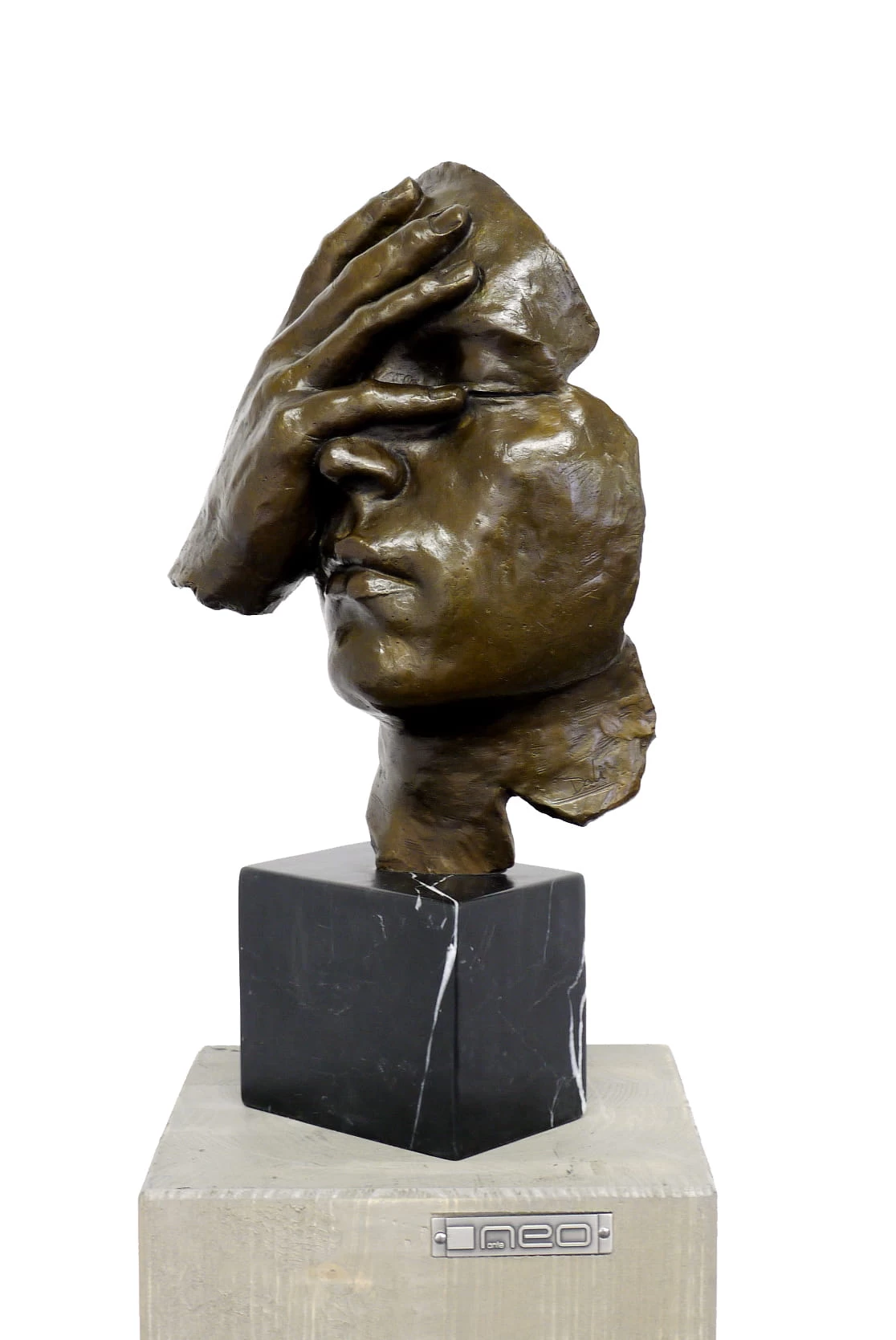 Salvador Dali Resignation - Abstract Sculpture - Homage To S. Dali, Signed 3 Salvador Dali Resignation - Abstract Sculpture - Homage To S. Dali, Signed - Image 3