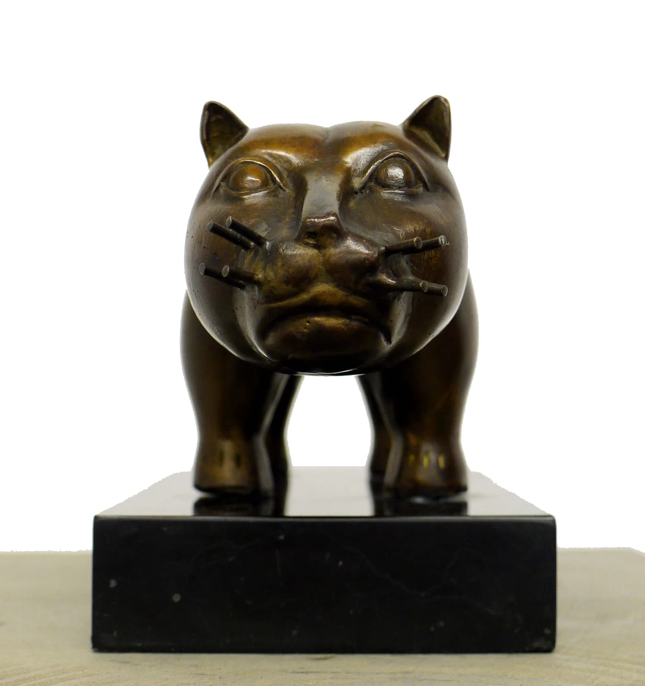 Modern Art Animal Bronze - El Gato, Signed F. Botero 5 Modern Art Animal Bronze - El Gato, Signed F. Botero - Image 5