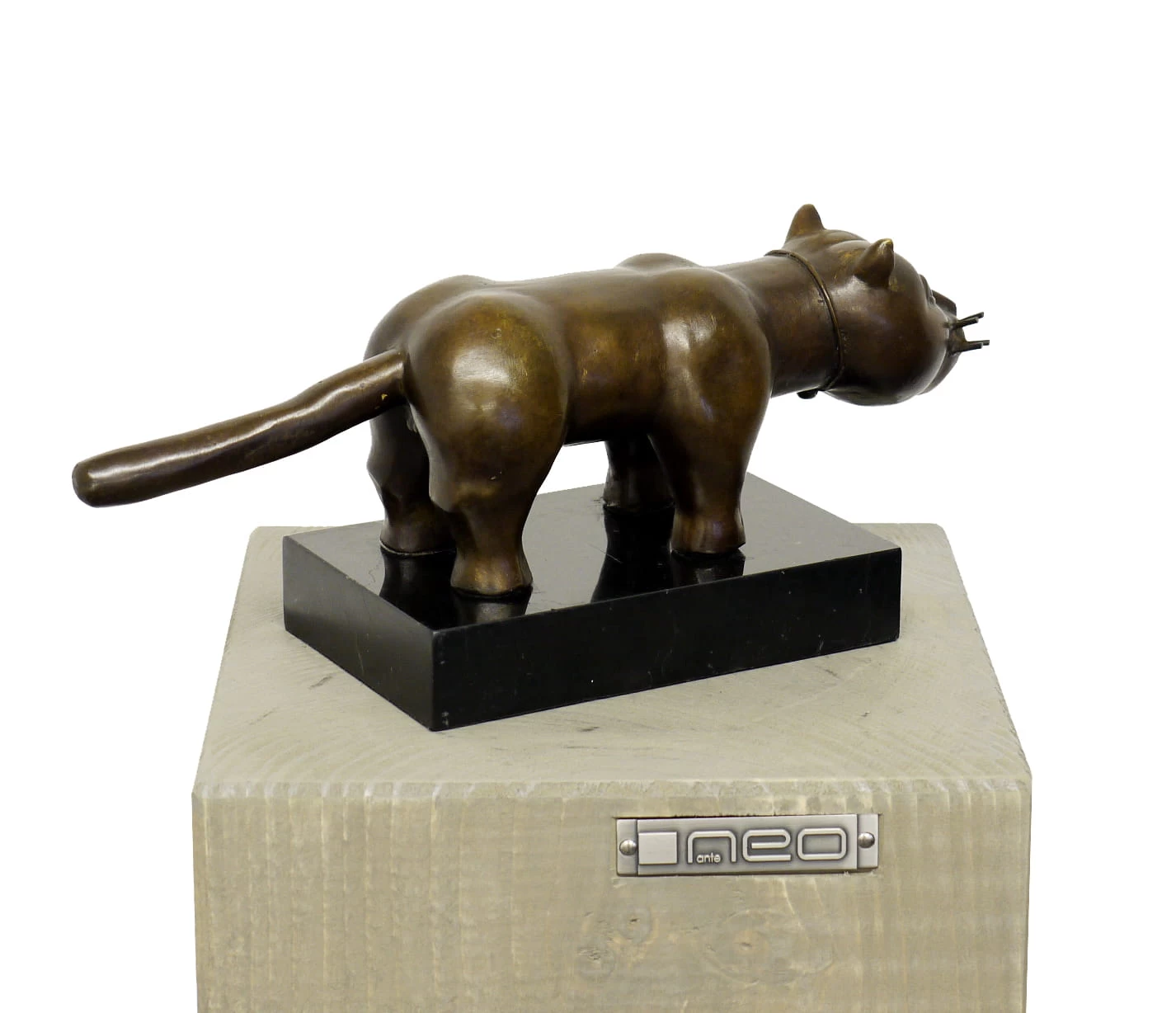 Modern Art Animal Bronze - El Gato, Signed F. Botero 6 Modern Art Animal Bronze - El Gato, Signed F. Botero - Image 6