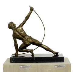 "The Bender" Art Deco Bronze Figure, Signed J. De Roncourt -Salvador Dali Shop 467 359300b0d0de87