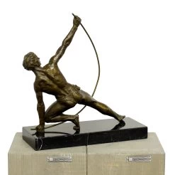 "The Bender" Art Deco Bronze Figure, Signed J. De Roncourt -Salvador Dali Shop 467 459300b0d29b8e