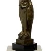 Abstract Futurism Animal Sculpture - Owl, Signed U. Boccioni