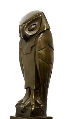 Abstract Futurism Animal Sculpture - Owl, Signed U. Boccioni -Salvador Dali Shop 469 359300b0e754cc