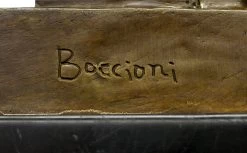 Abstract Futurism Animal Sculpture - Owl, Signed U. Boccioni -Salvador Dali Shop 469 659300b0ec2615