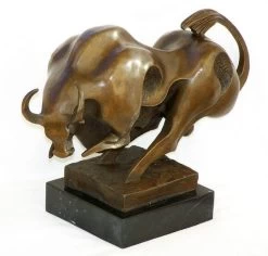 Animal Bronze - Big Bull On Marble Base - Modern Art Milo Signed -Salvador Dali Shop 46 359300a1f6662d