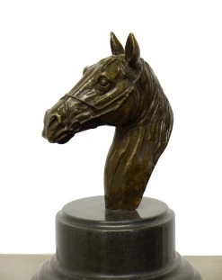Modern Animal Figure - Head Of A Horse - Signed A. Stevens