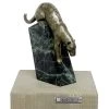 Sneaking Panther - Modern Animal Bronze - Sign. A. Stevens