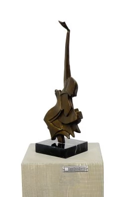 Modern Cubism Sculpture - Guitar, Signed A. Stevens