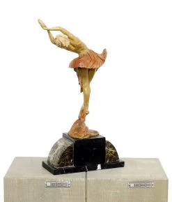 Coloured Art Deco Bronze Sculpture - Signed - F. Preiss -Salvador Dali Shop 480 459300b16d6817