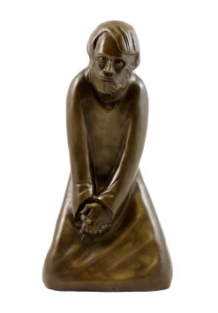 Modern Art Bronze - The Doubter - 1931, Signed Ernst Barlach