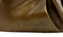 Modern Art Bronze - The Doubter - 1931, Signed Ernst Barlach -Salvador Dali Shop 507 7