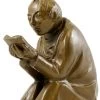 Modern Art Bronze - The Book Reader - 1936, Signed Ernst Barlach