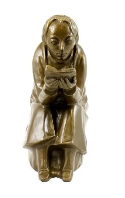 Modern Art Bronze - The Book Reader - 1936, Signed Ernst Barlach -Salvador Dali Shop 508 459300b42bbbd1