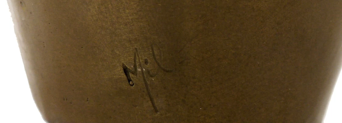 Modern Art Sculpture - Resting Owl - Bronze, Signed Milo 5 Modern Art Sculpture - Resting Owl - Bronze, Signed Milo - Image 5