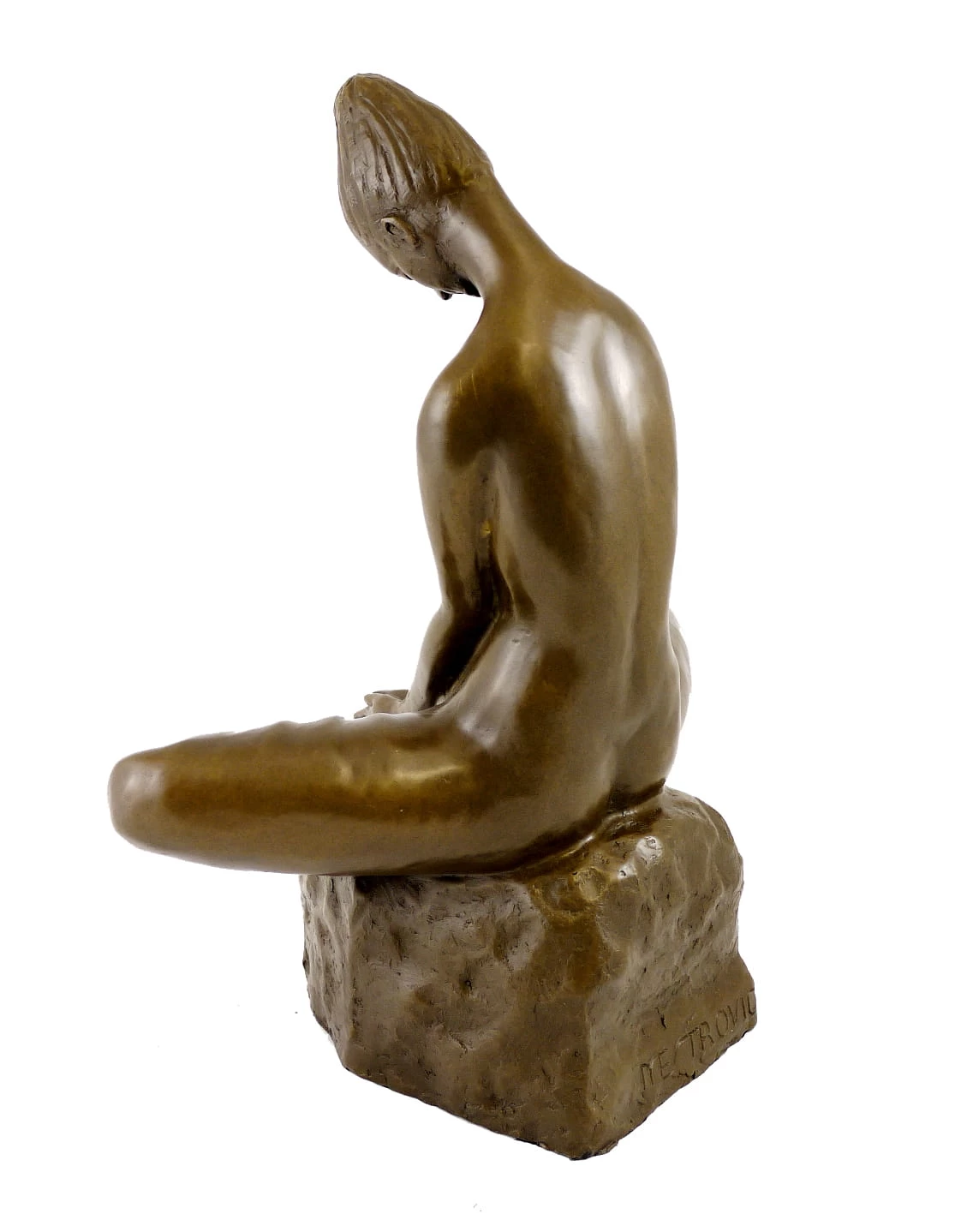 Modern Art Bronze - Vestal Virgin - Signed Ivan Mestrovic 3 Modern Art Bronze - Vestal Virgin - Signed Ivan Mestrovic - Image 3