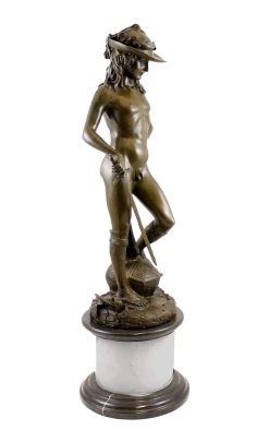 Mythology Bronze Statue - Donatello's David - Signed Donatello -Salvador Dali Shop 512 559300b3b61b20