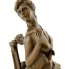 Art Deco Bronze - Dancer In Erotic Pose - Signed D.Campagne