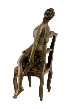Art Deco Bronze - Dancer In Erotic Pose - Signed D.Campagne -Salvador Dali Shop 513 359300b3be913b