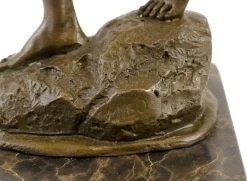 Small Male Nude Bronze - Boy With Catapult - Signed Milo 13 Small Male Nude Bronze - Boy With Catapult - Signed Milo -Salvador Dali Shop 515 759300b3dd3424