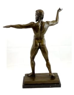 Mythology Bronze Sculpture - Zeus - Signed B. Thorvaldsen -Salvador Dali Shop 516 359300b3e2bfe4