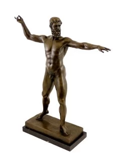 Mythology Bronze Sculpture - Zeus - Signed B. Thorvaldsen -Salvador Dali Shop 516 559300b3e64291