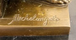 Bronze Figure - The Moses Of Michelangelo - Signed Michelangelo -Salvador Dali Shop 517 759300b3f79a8d