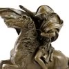 Bronze Figure - Napoleon On Horseback - Signed Claude