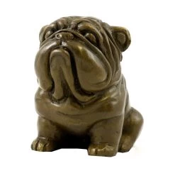 Vienna Bronze Figure - Waiting Dog - Bergmann Vienna