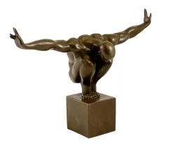 Modern Bronze Figure - The Athlete - Signed Milo -Salvador Dali Shop 523 459300b38e6fa9