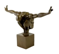 Modern Bronze Figure - The Athlete - Signed Milo -Salvador Dali Shop 523 559300b390ce20