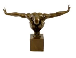 Modern Bronze Figure - The Athlete - Signed Milo -Salvador Dali Shop 523 659300b39266cb