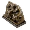 Modern Bronze Sculpture - Sleeping Drifters - Ernst Barlach