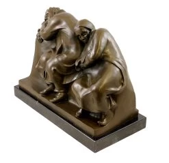 Modern Bronze Sculpture - Sleeping Drifters - Ernst Barlach