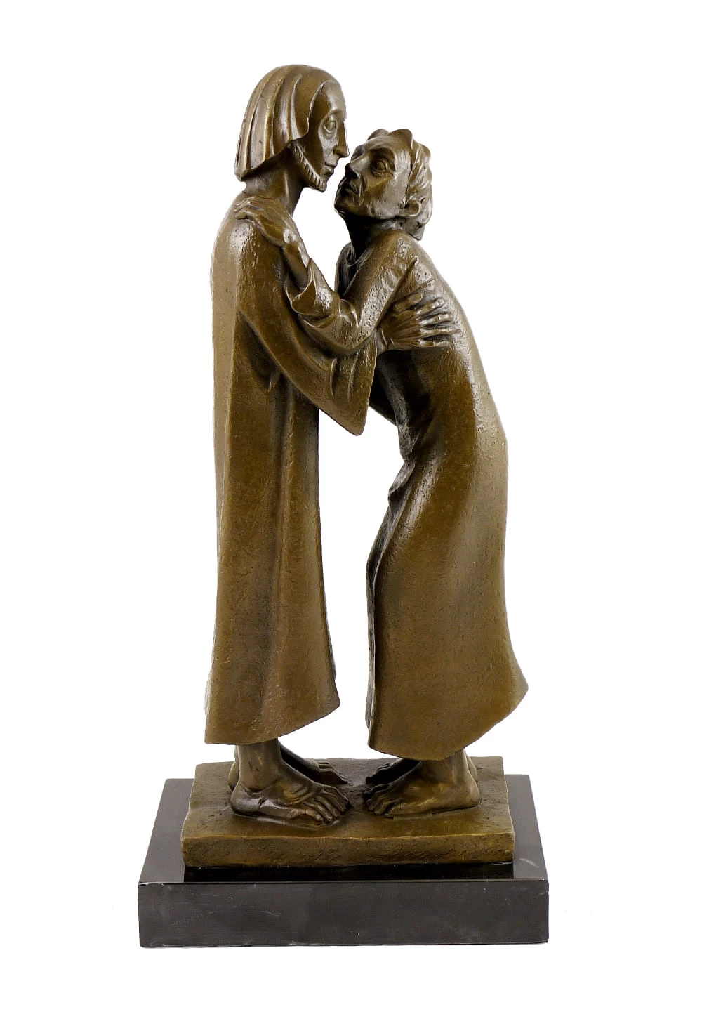 Modern Bronze Statue - The Reunion - 1930 - Ernst Barlach 6 Modern Bronze Statue - The Reunion - 1930 - Ernst Barlach - Image 6