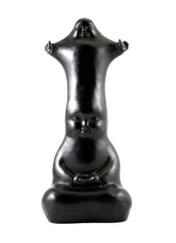 Bronze Sculpture - Buddha With Inspiration - Signed M. Klein