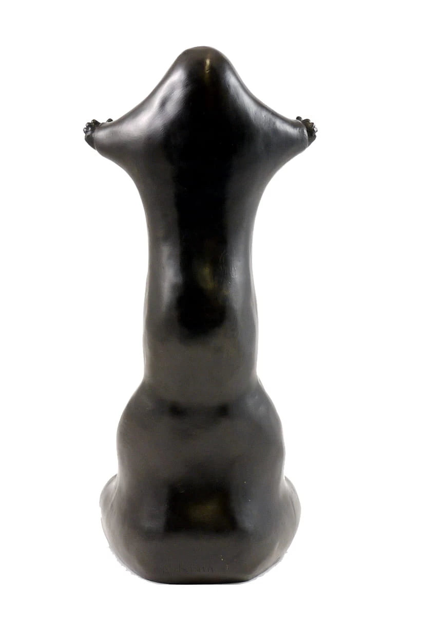 Bronze Sculpture - Buddha With Inspiration - Signed M. Klein 3 Bronze Sculpture - Buddha With Inspiration - Signed M. Klein - Image 3