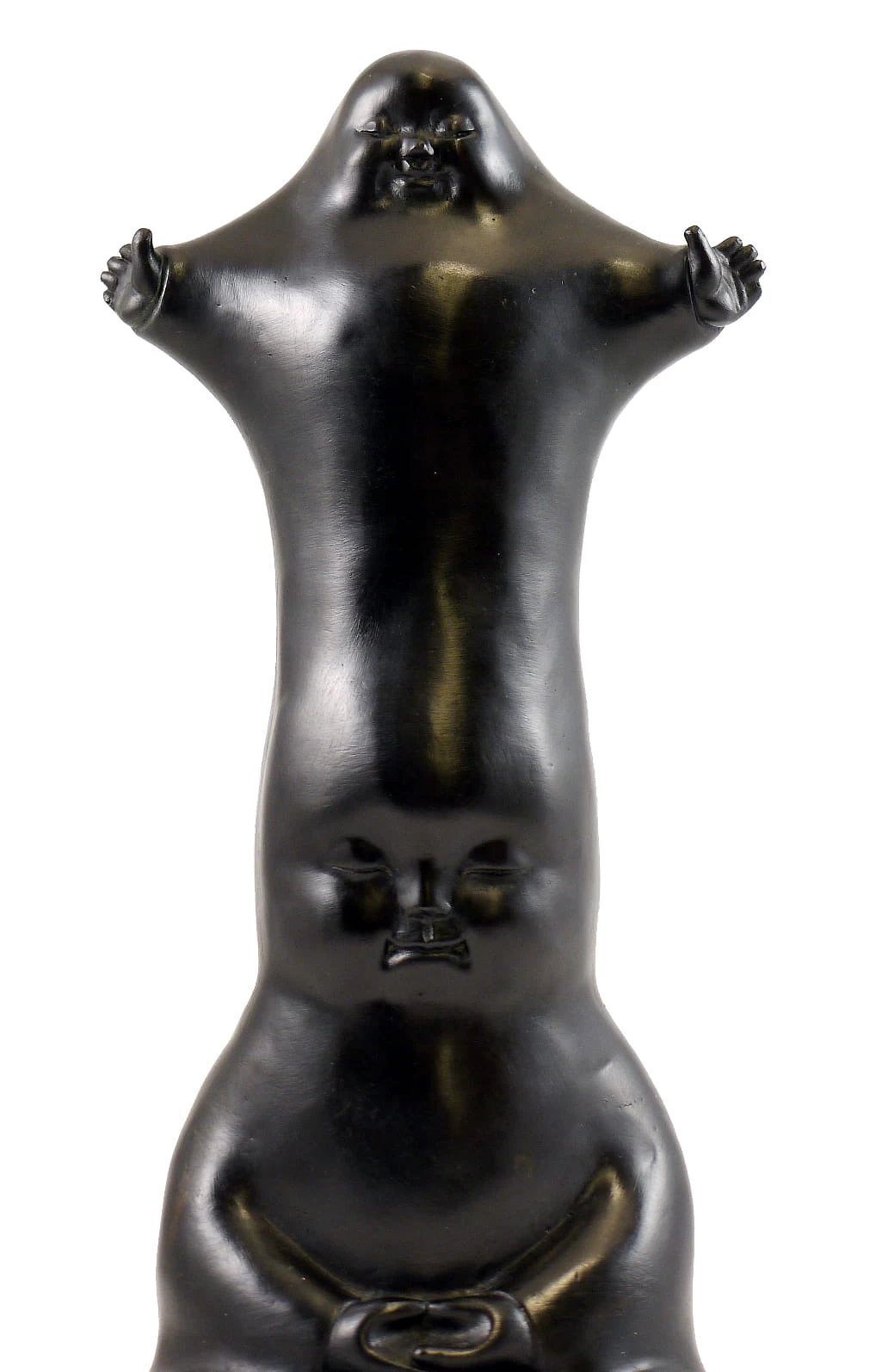 Bronze Sculpture - Buddha With Inspiration - Signed M. Klein 4 Bronze Sculpture - Buddha With Inspiration - Signed M. Klein - Image 4