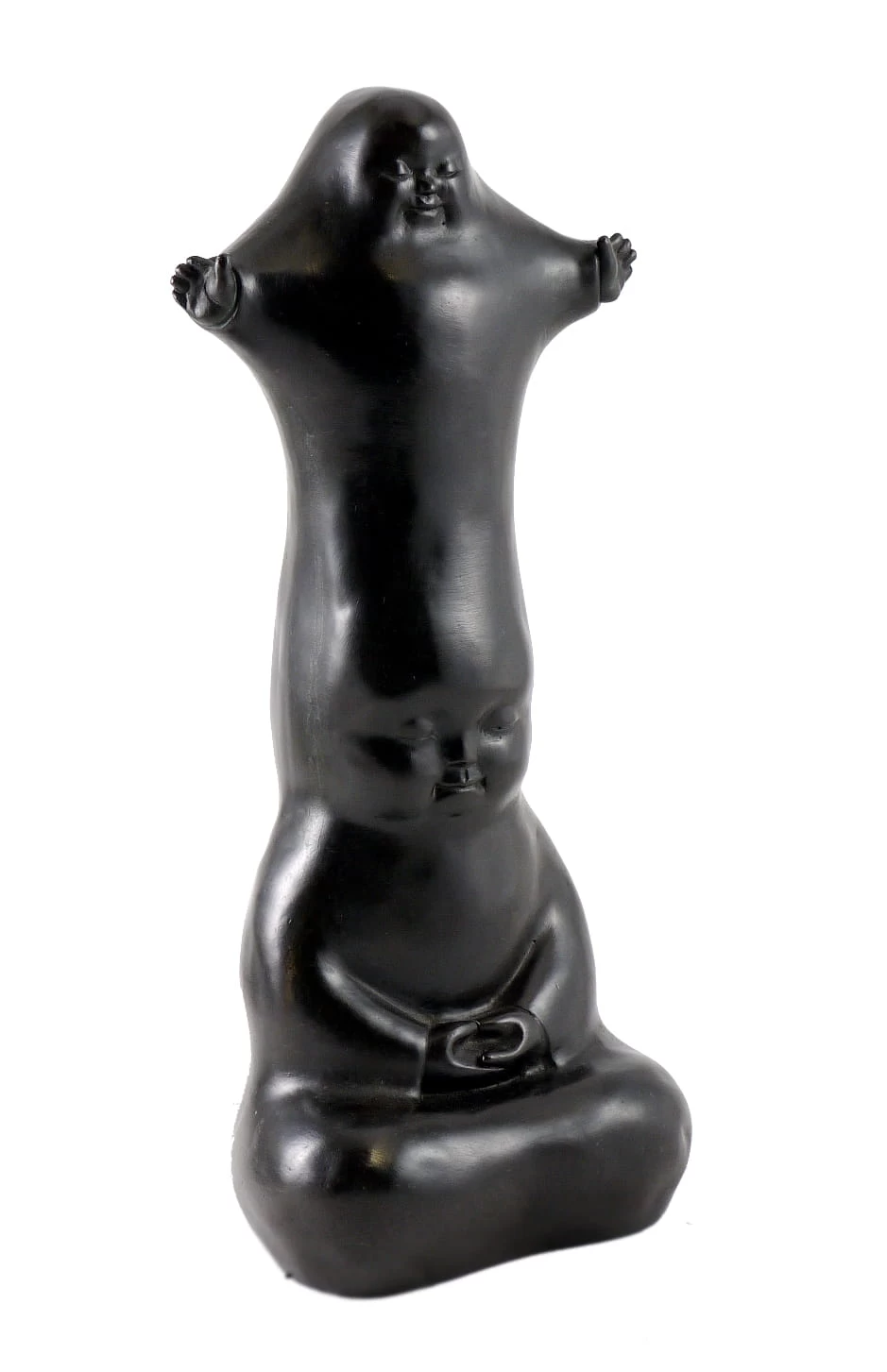 Bronze Sculpture - Buddha With Inspiration - Signed M. Klein 6 Bronze Sculpture - Buddha With Inspiration - Signed M. Klein - Image 6