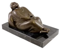 Modern Bronze Figure - Dreaming Woman - 1912 - Ernst Barlach -Salvador Dali Shop 529 559300b3282d16