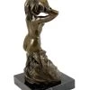 Female Nude Bronze - Baigneuse - 1880, Signed Auguste Rodin