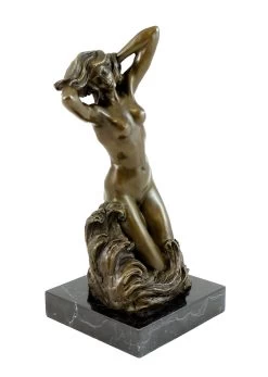 Female Nude Bronze - Baigneuse - 1880, Signed Auguste Rodin -Salvador Dali Shop 530 559300af89ce8b