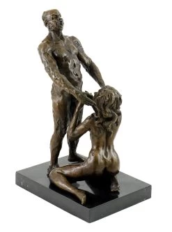 Erotic Bronze Figure - Blow Job/ Oral Satisfaction -Salvador Dali Shop 532 159300b418fa63