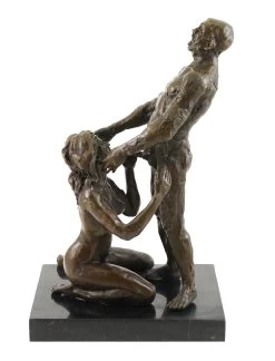 Erotic Bronze Figure - Blow Job/ Oral Satisfaction -Salvador Dali Shop 532 259300af9d6728