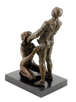 Erotic Bronze Figure - Blow Job/ Oral Satisfaction -Salvador Dali Shop 532 459300b408547d