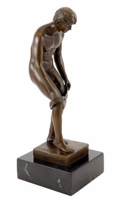 Erotic Bronze Figure - Nude Of A Lustful Young Man - Sign. 8 Erotic Bronze Figure - Nude Of A Lustful Young Man - Sign. -Salvador Dali Shop 533 359300b4582711
