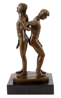 Erotic Bronze - Gay Couple In Acrobatic Position - Sign. M. Nick -Salvador Dali Shop 534 359300b463cba1